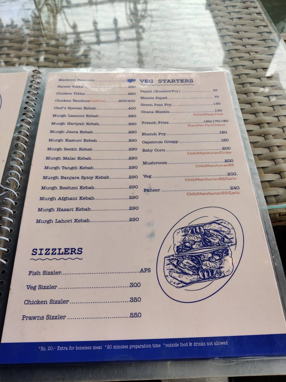 Starlight Restaurant & Bar menu