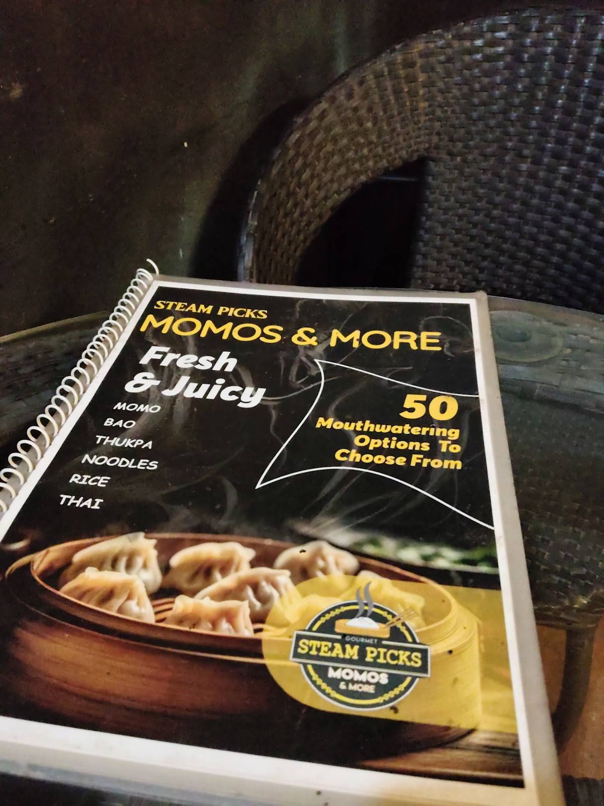Steam picks momos menu