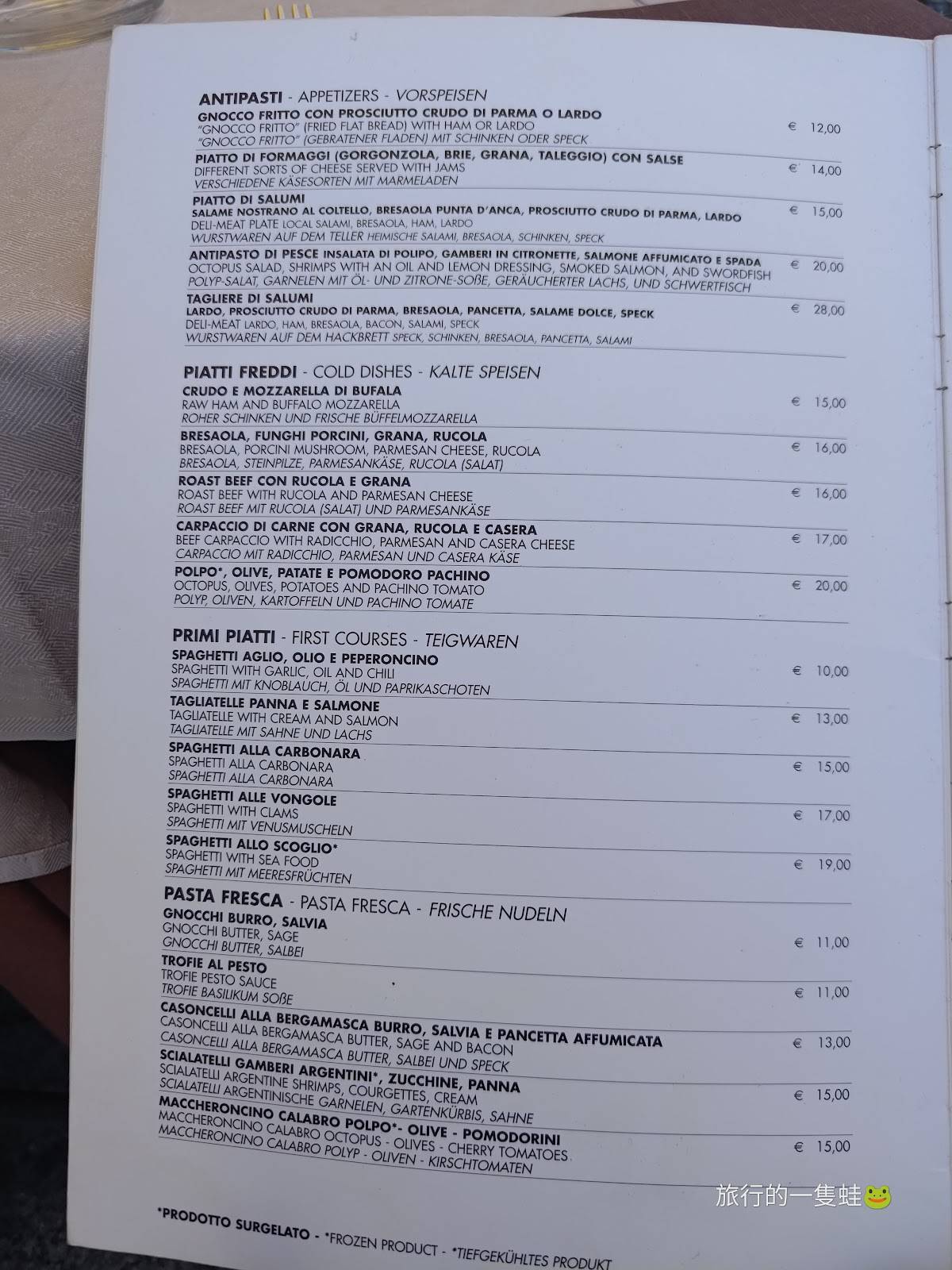 Menu di Stilo Ristorante Pizzeria 