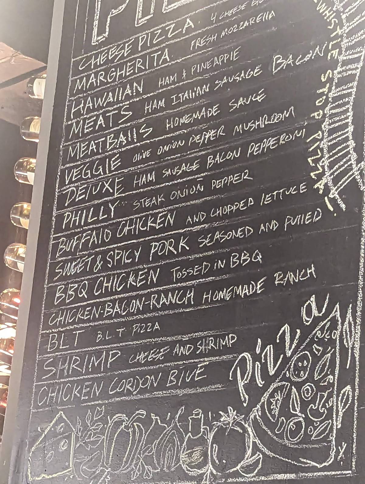 Menu at Stone Oven Pizzeria The Whistle Stop, Islamorada