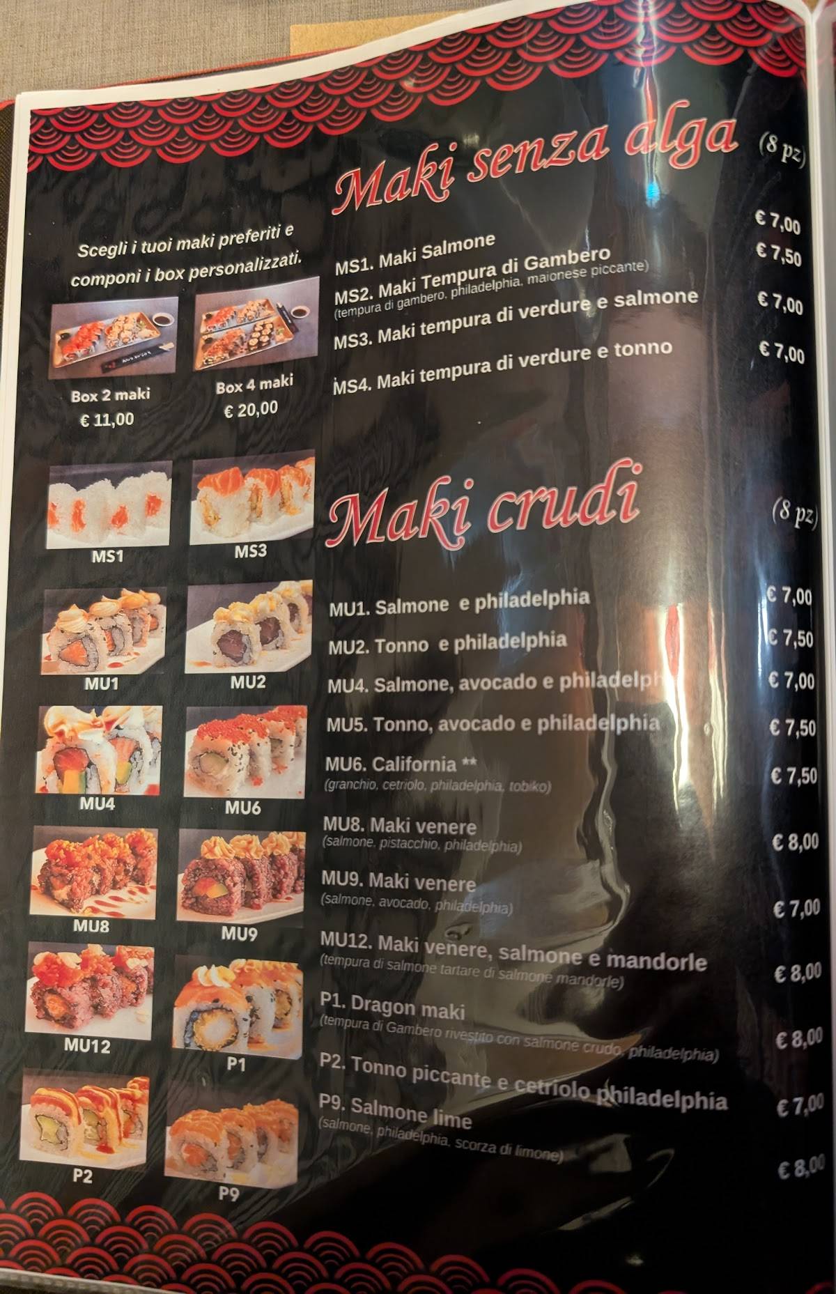 Menu di Su - Ristorante Cinese Giapponese 