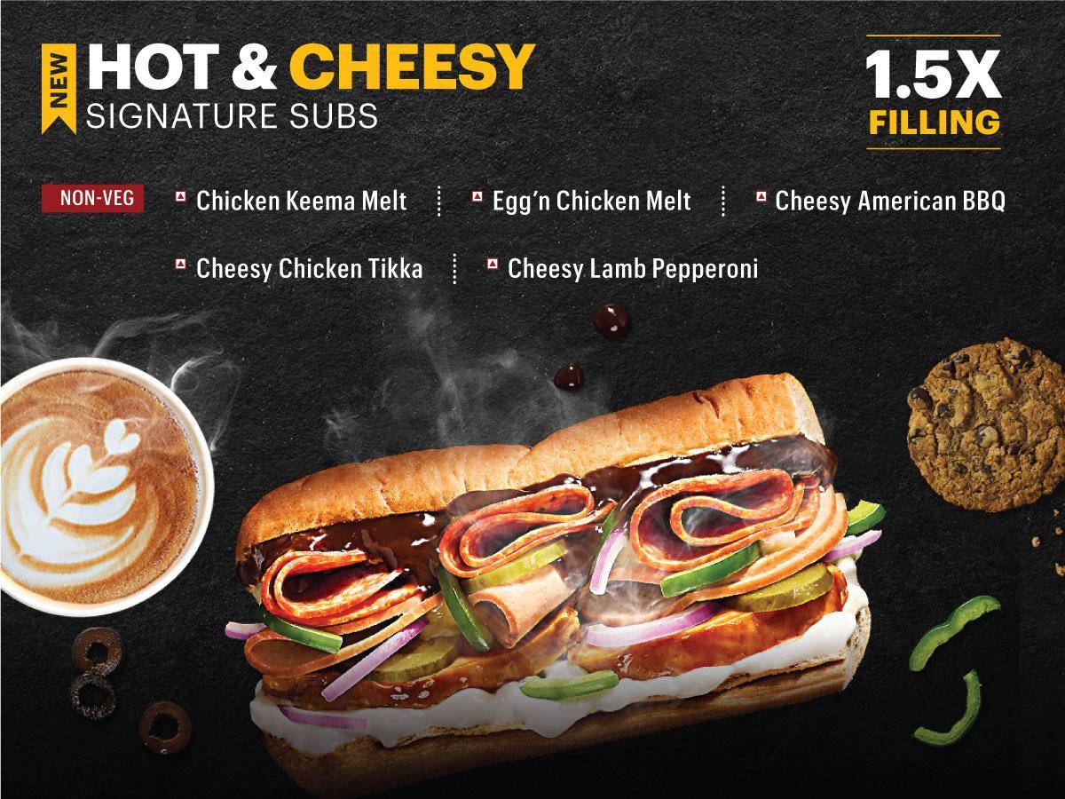 Subway Guru Tegh Batala menu