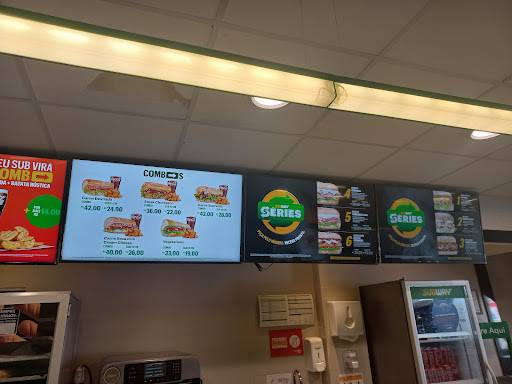 Subway cardápio