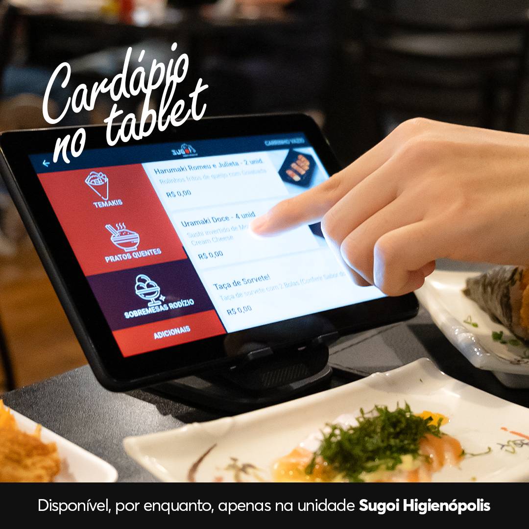 Sugoi Higienópolis cardápio