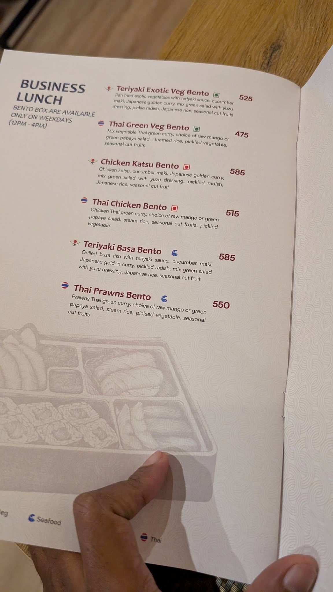 Suku - HSR Layout menu