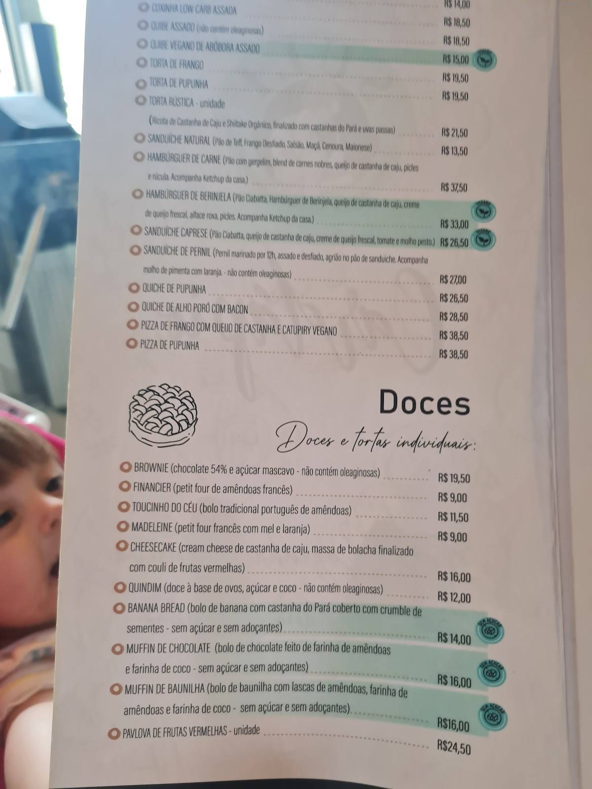 Suli Confeitaria e Padaria Funcional Juvevê cardápio