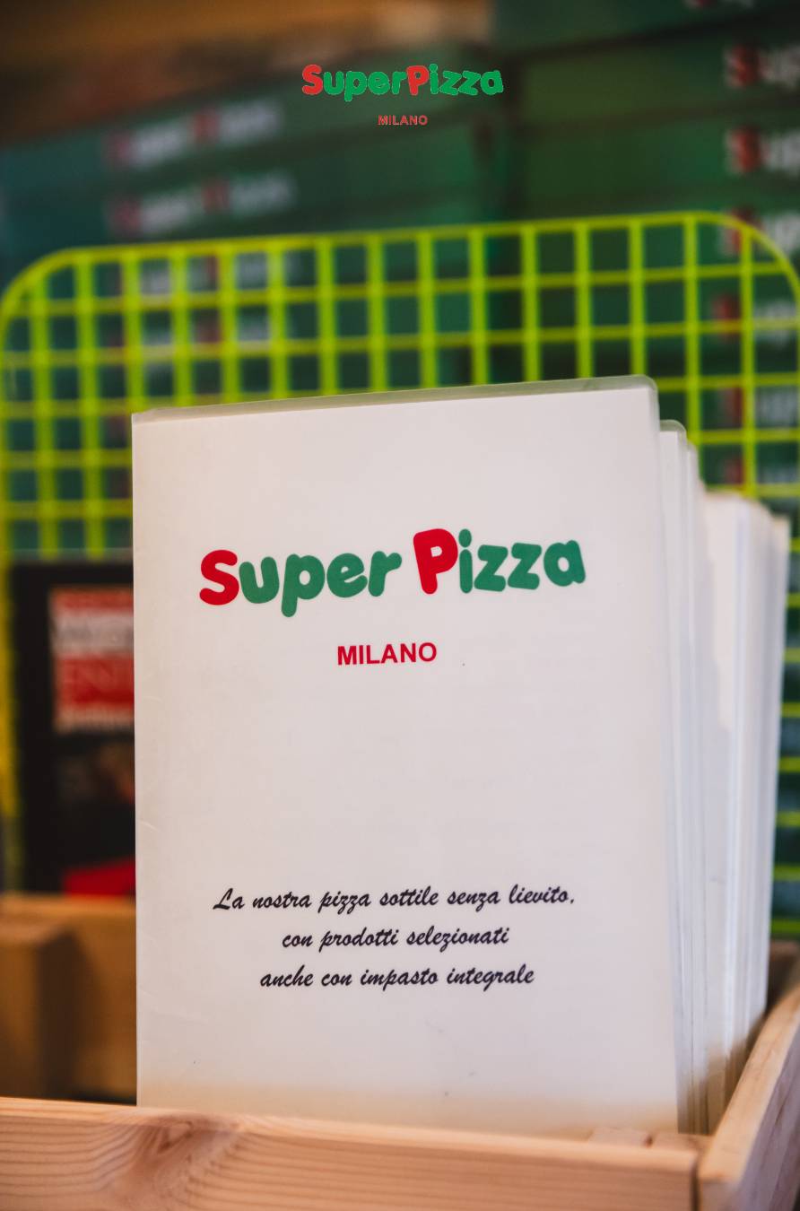 Menu di Superpizza Milano - pizze senza lievito e integrali 