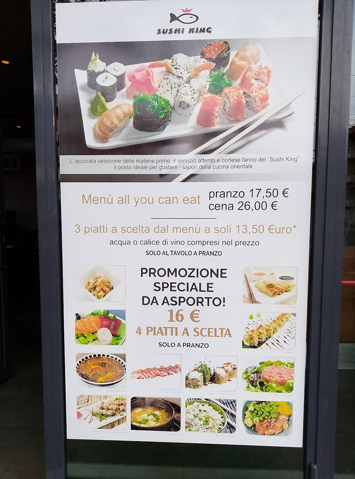 Menu di Ristorante Giapponese Sushi King 