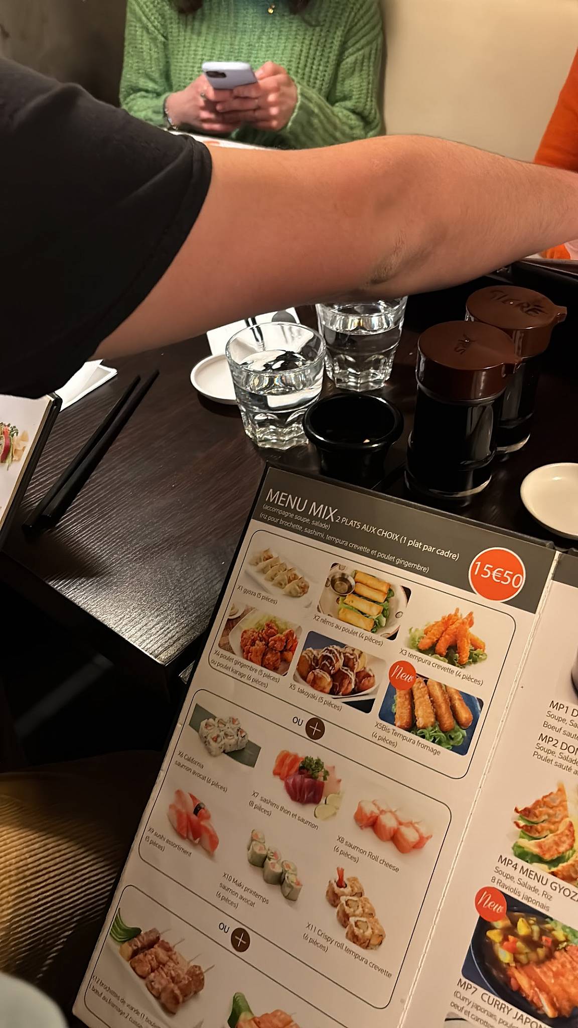 Menu de Sushi Oki