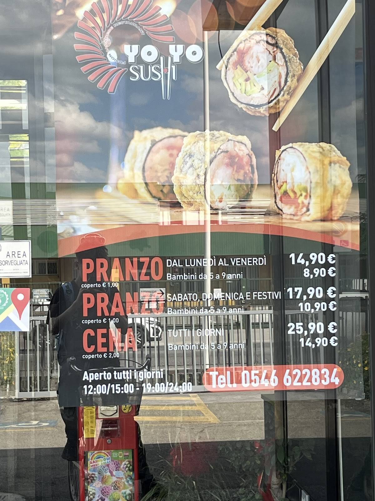 Menu di Sushi yo yo 