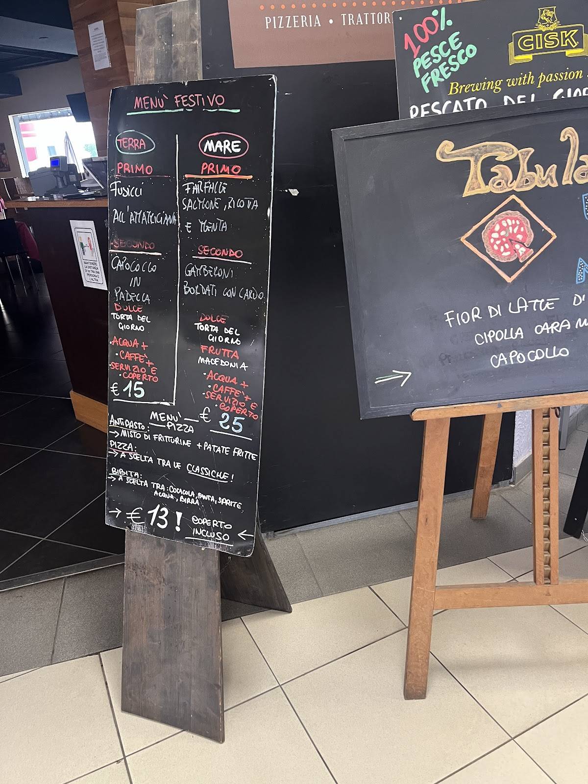 Menu di Tabula 