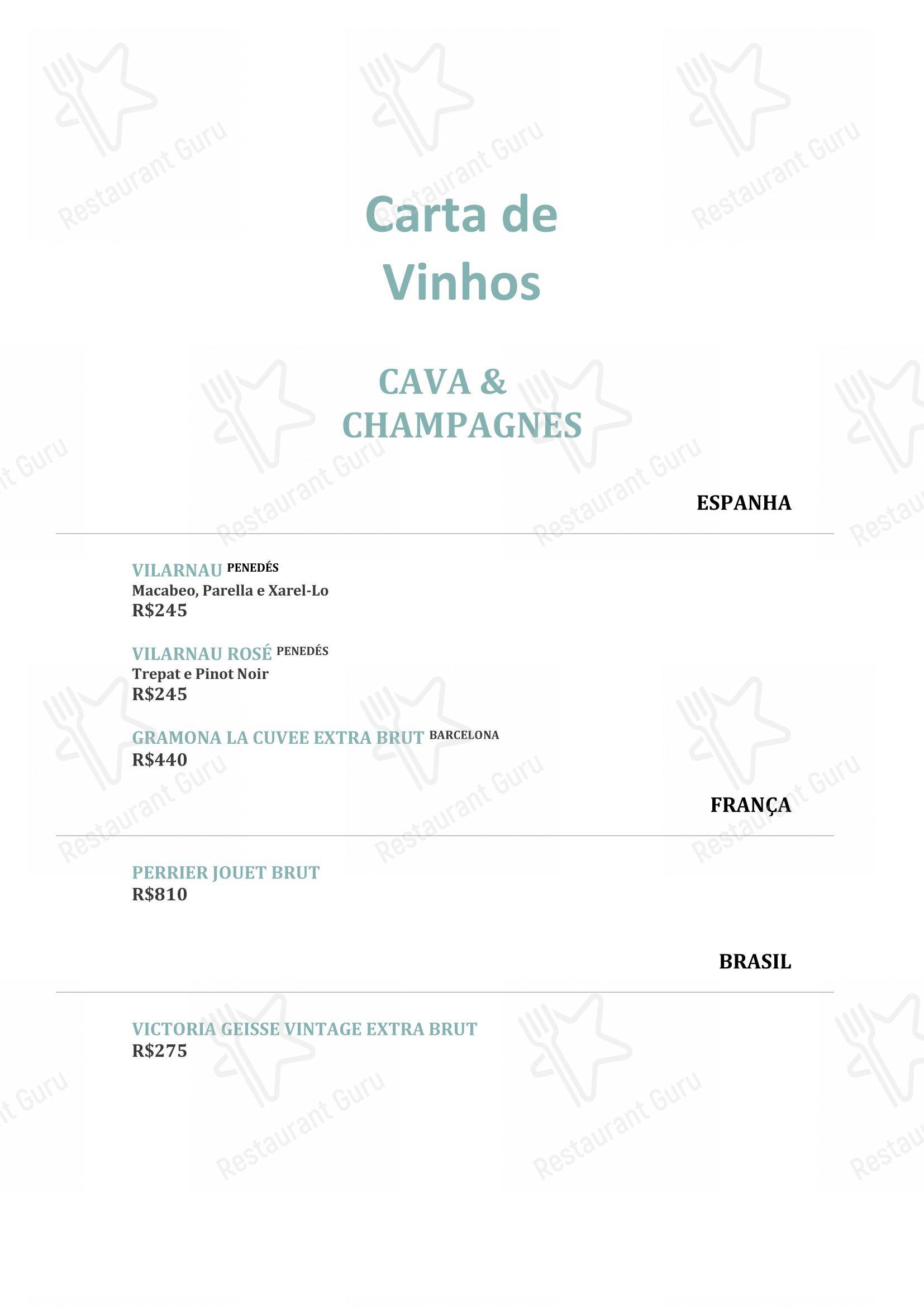 Основное меню para Tanit Culinária Espanhola restaurante