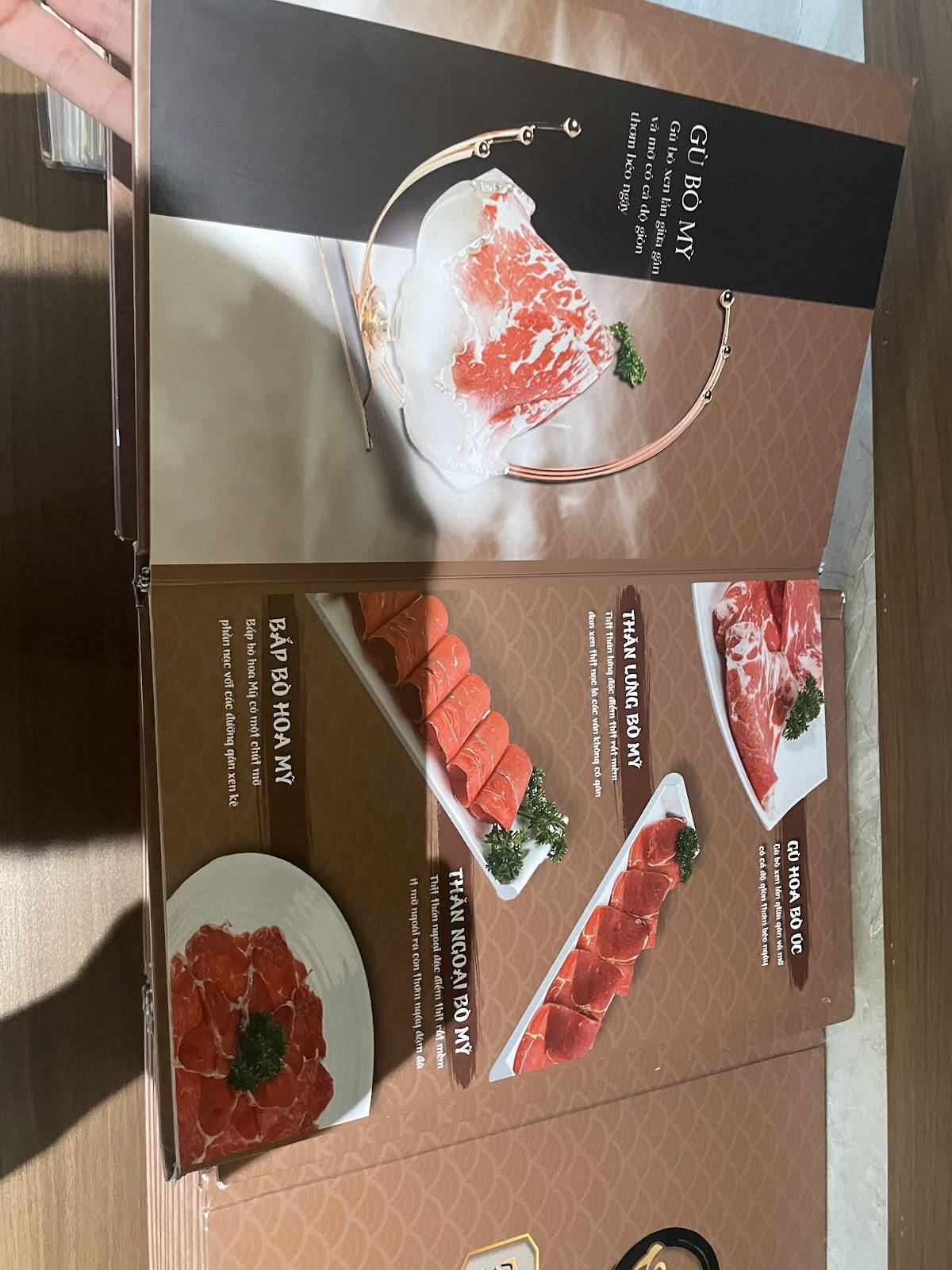 Menu at Tao Fu - Taiwanese Hot Pot restaurant, Can Tho