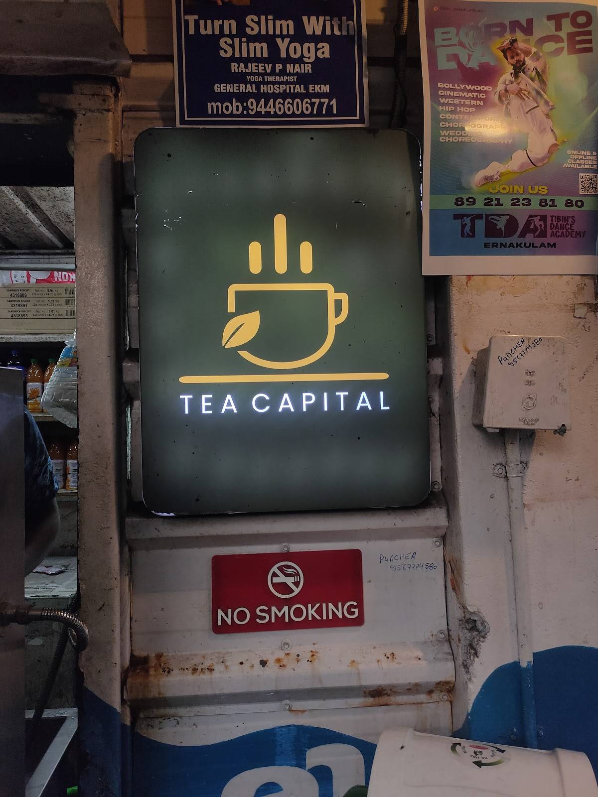 Tea capital menu