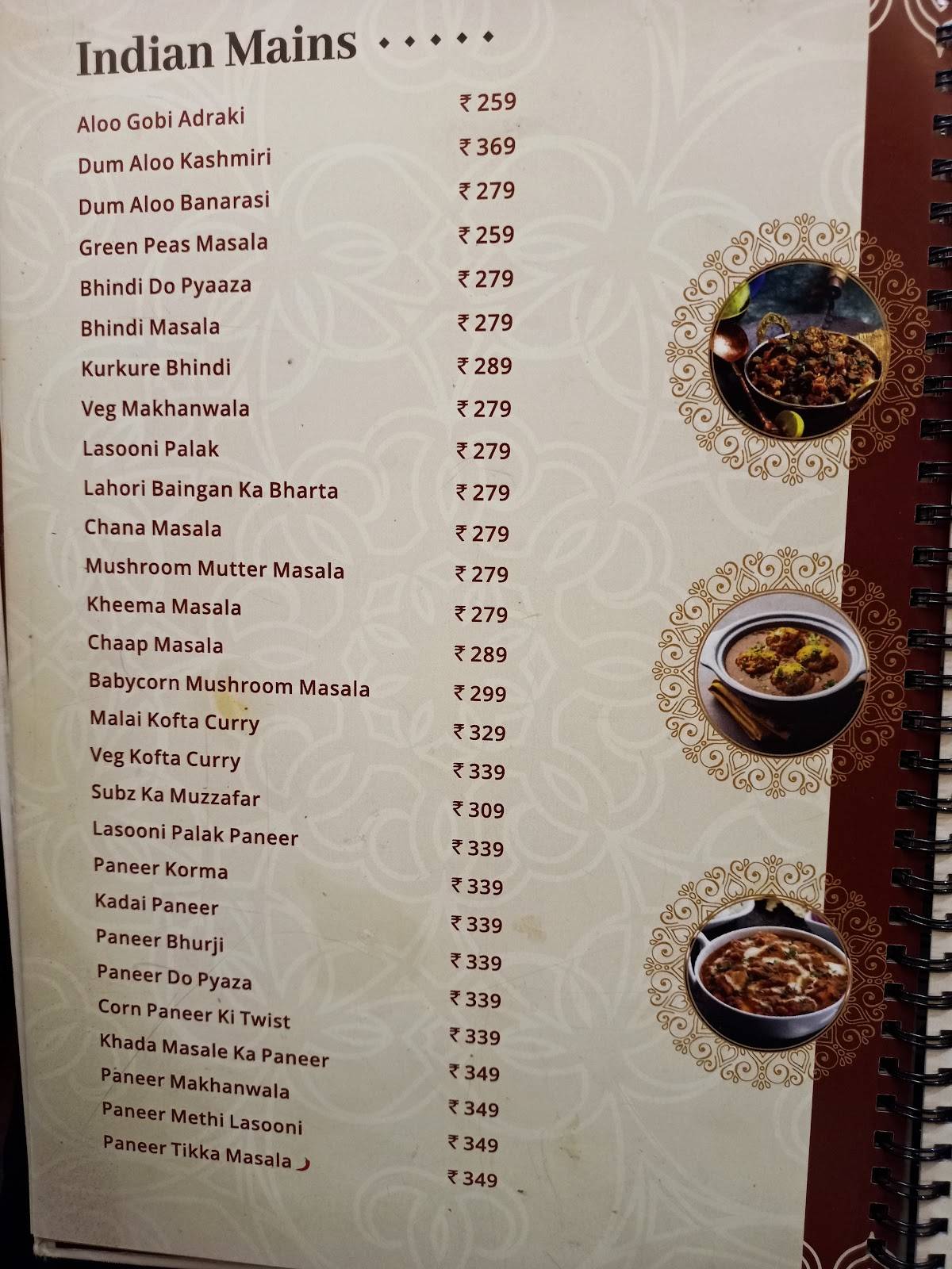 Teerth - Taste Of Veg menu