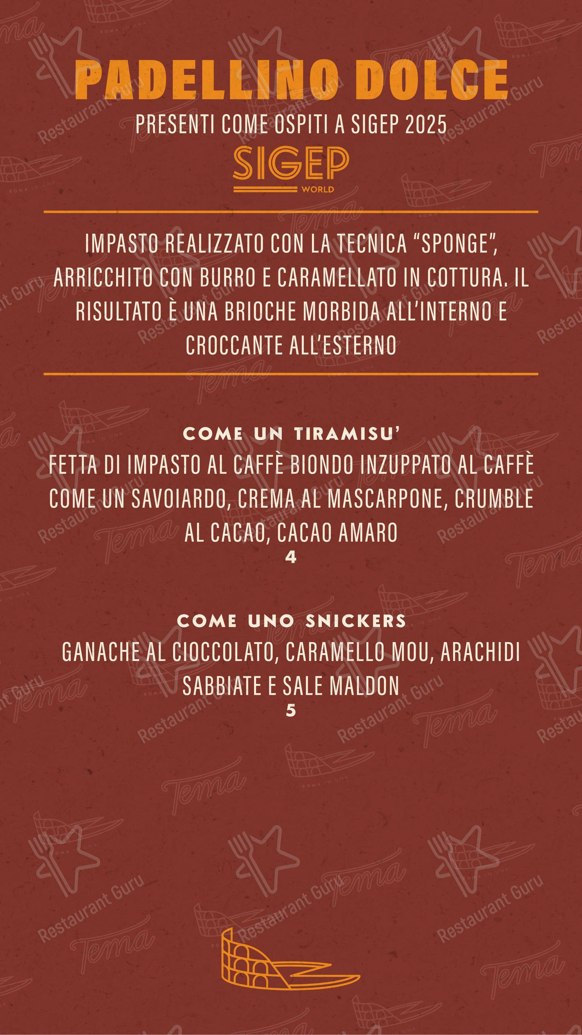 Menu per Tema - Roma in una pizza in Aprilia