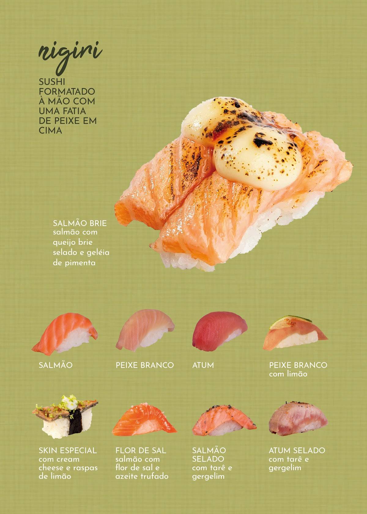 Temakin Pedra Branca cardápio