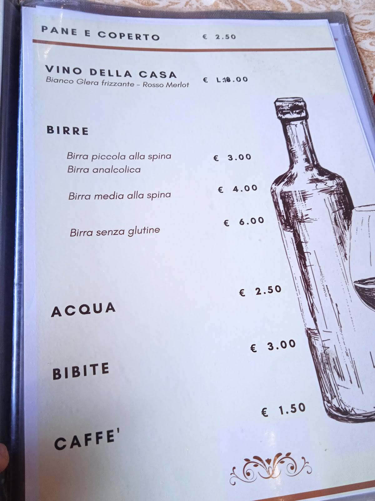 Menu di Ristorante Traviolo 