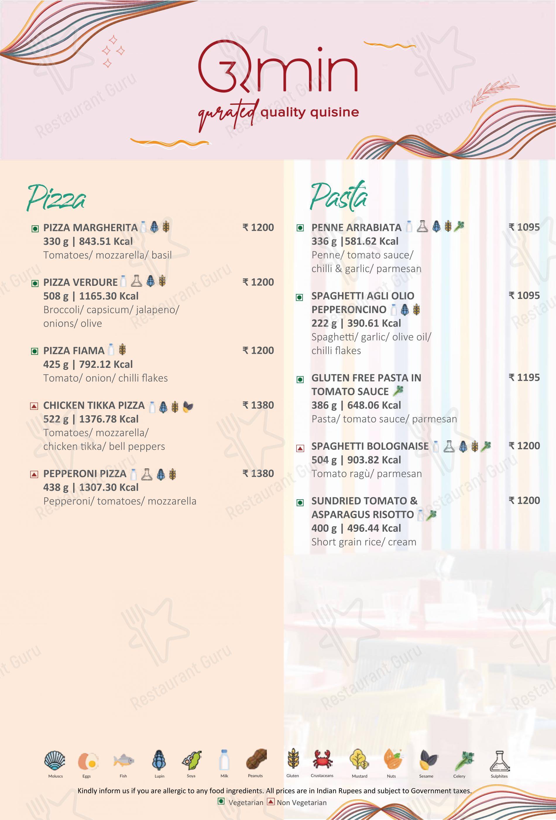 Thai Pavilion in Mumbai - 菜单