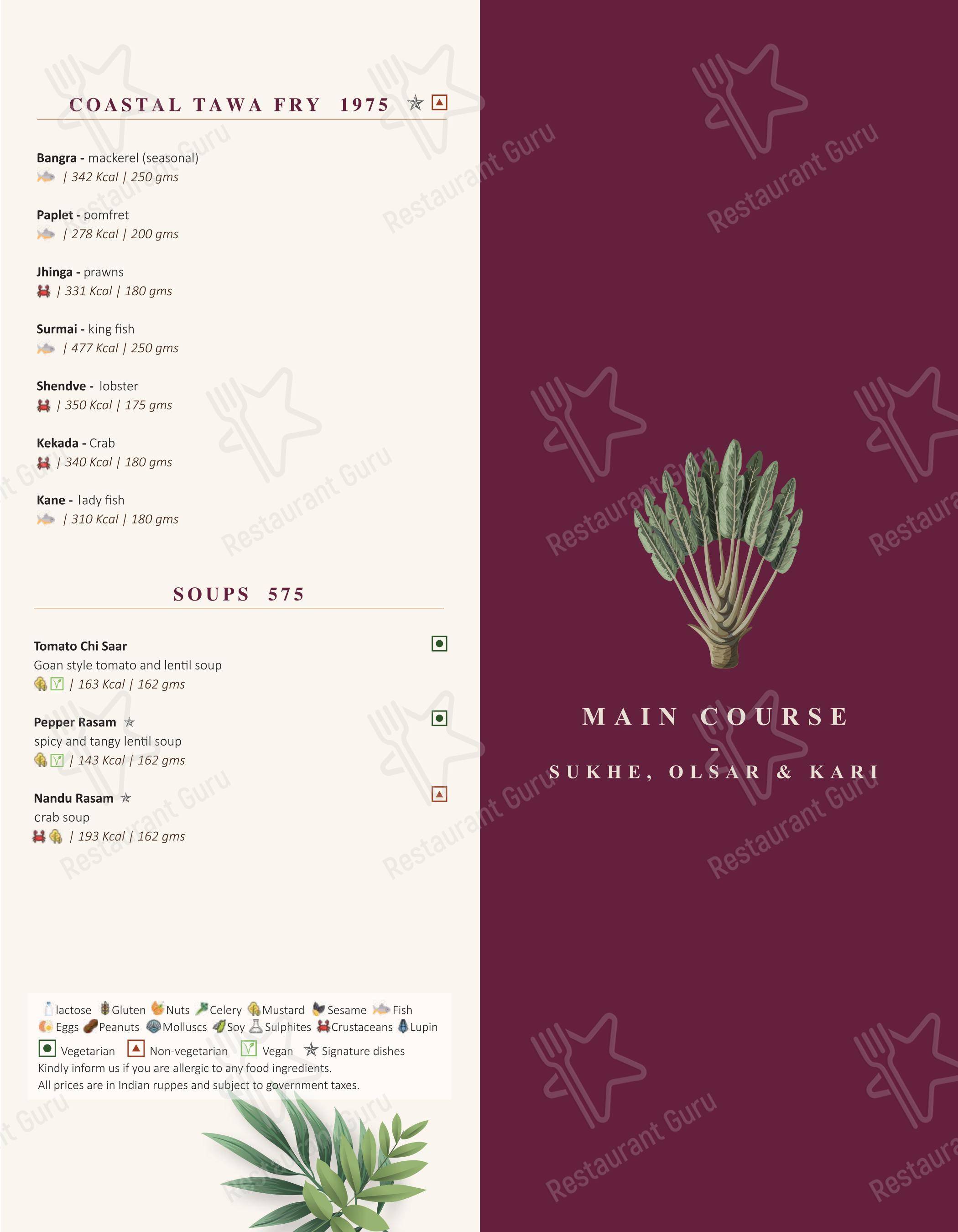 Thai Pavilion in Mumbai - Крафт меню