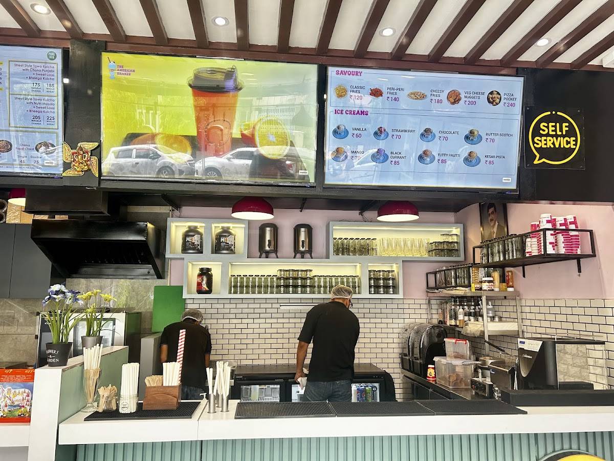 The American Shakes menu