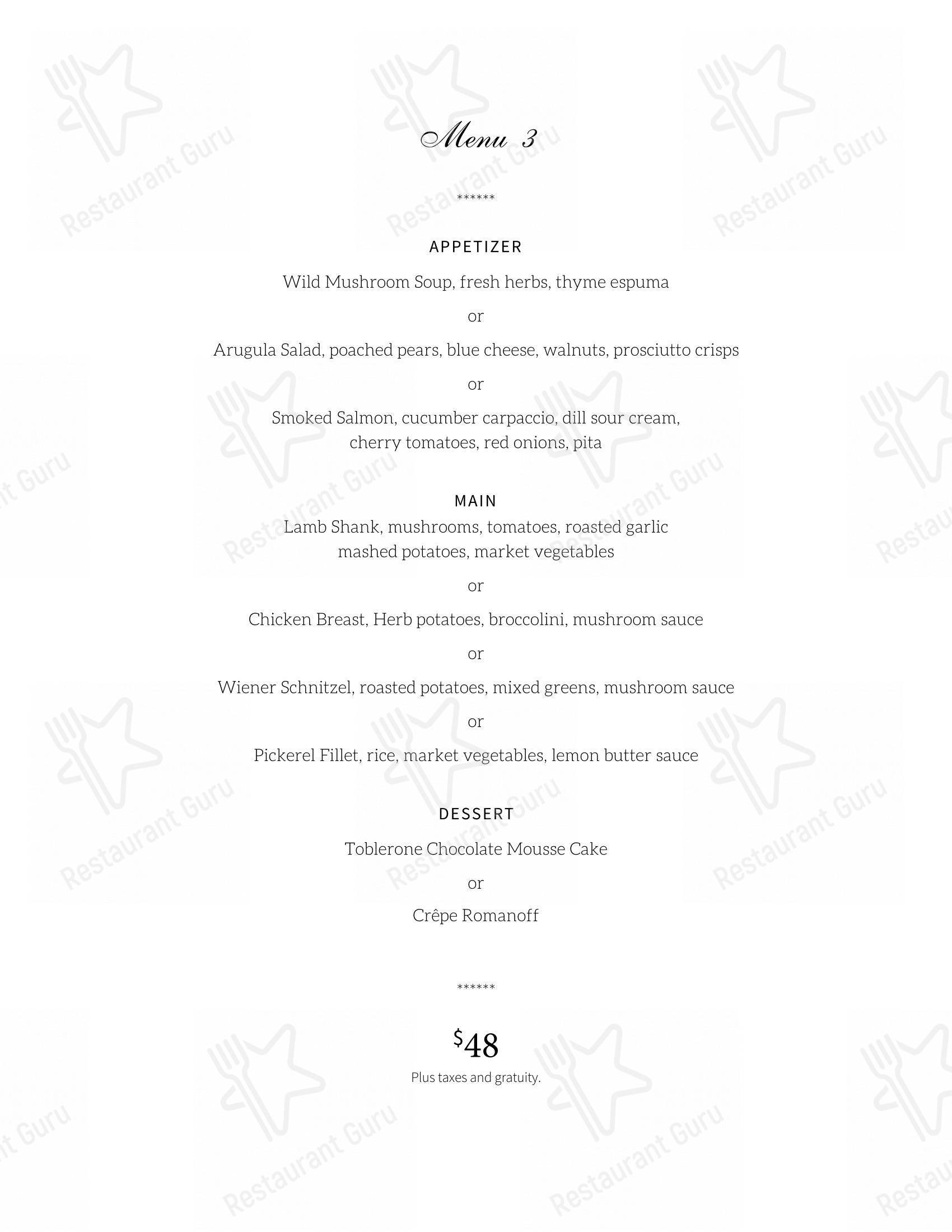 The Apricot Tree Cafe dans Mississauga - Коктейльная карта