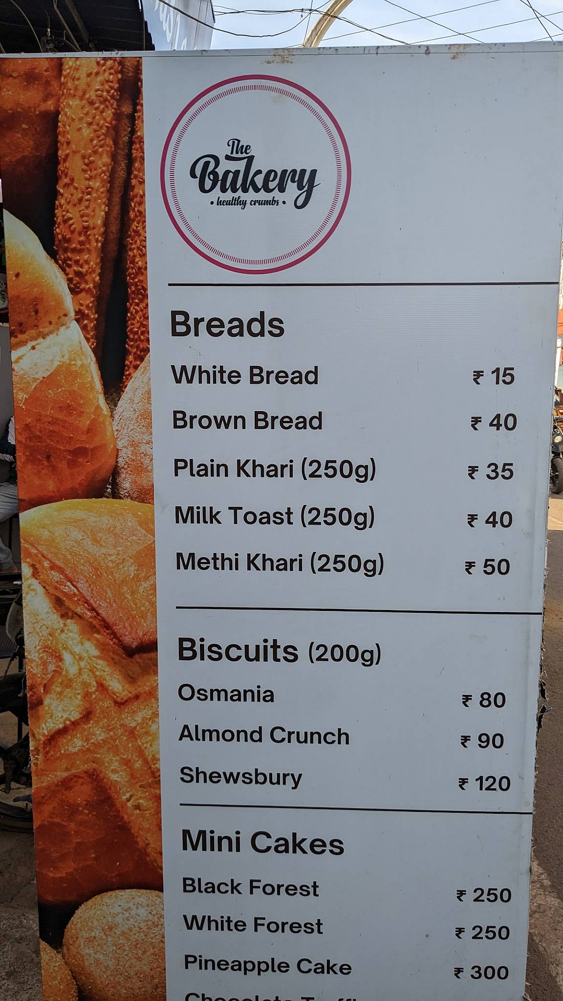 The Bakery by Green Gates menu
