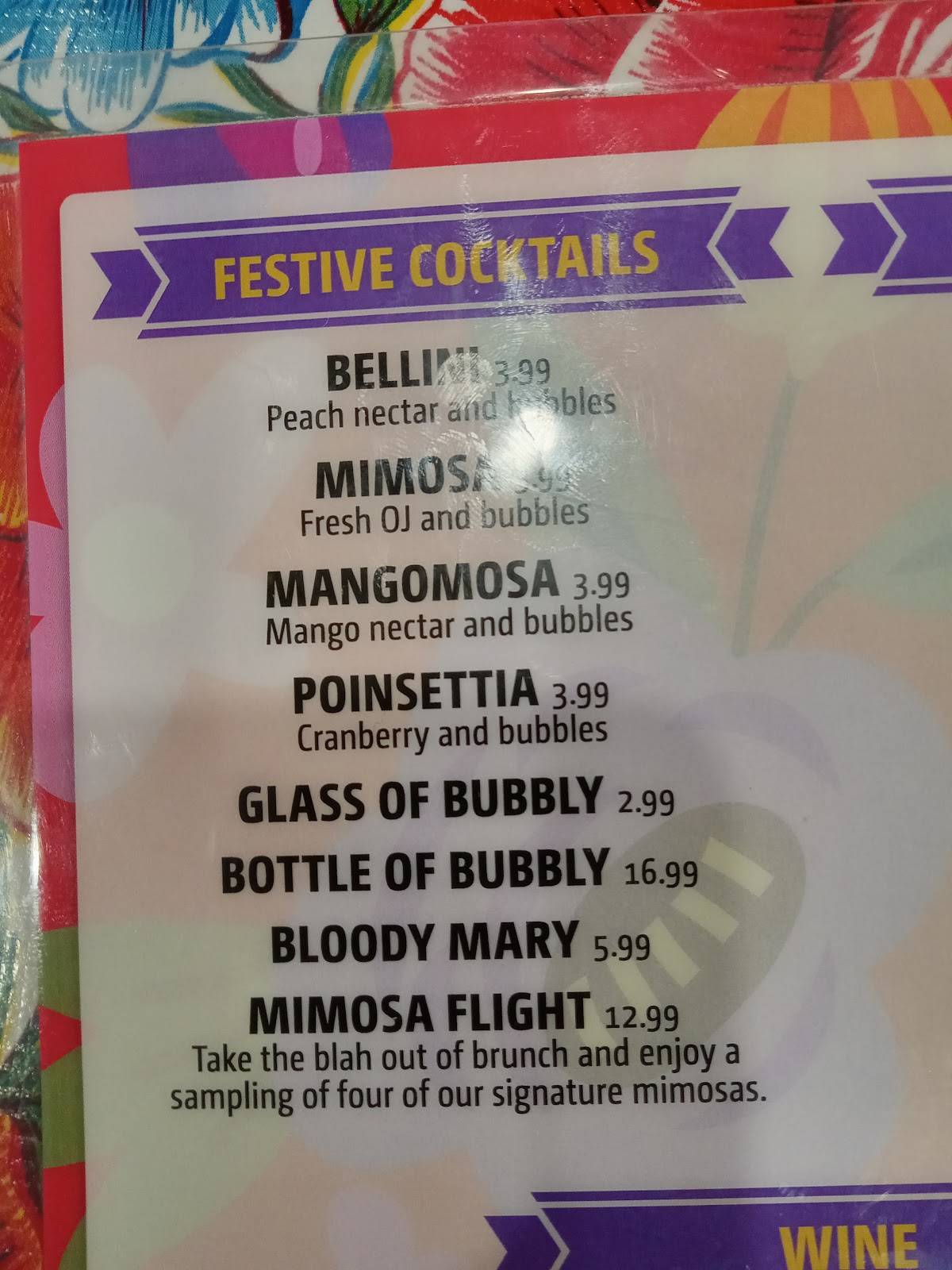 Menu at The Flying Biscuit Cafe, The Villages