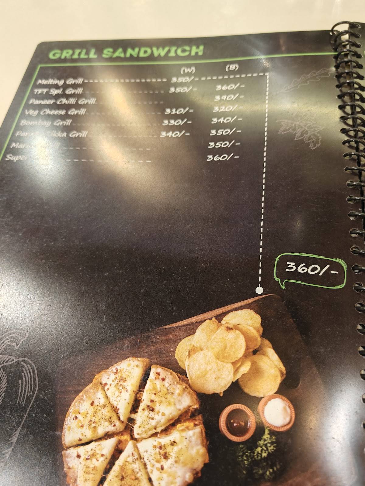 The Food Town menu