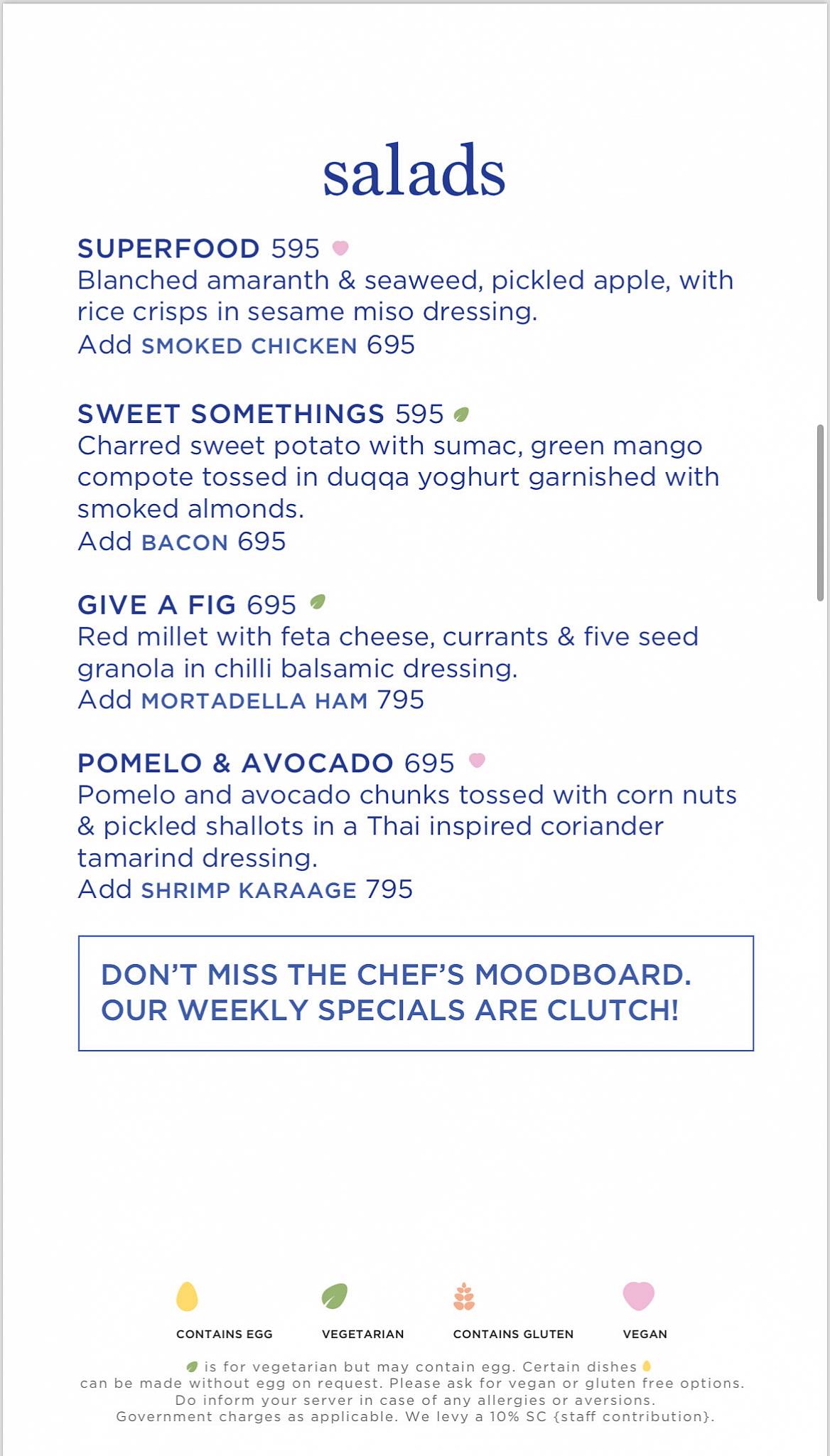 The Grammar Room menu