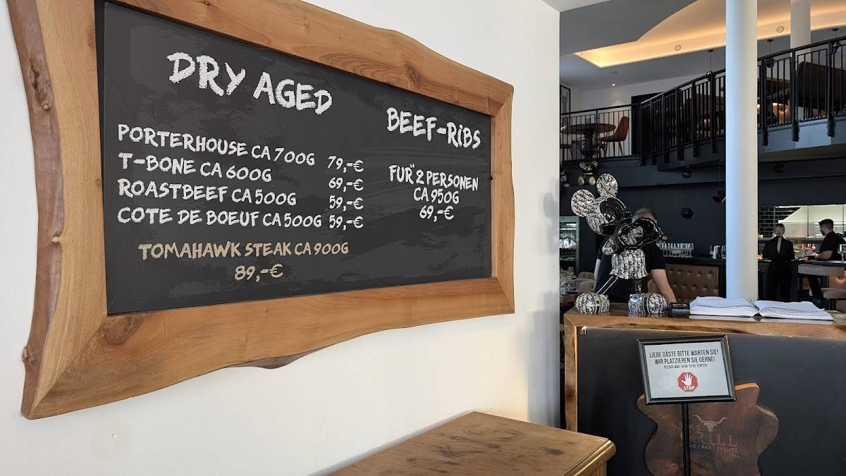 Menu de The Grill Rust