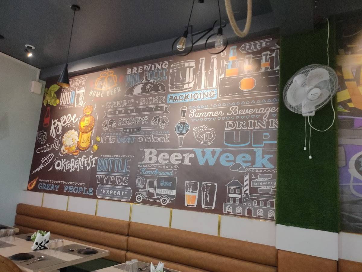 The O2 Hotels & Restaurant menu