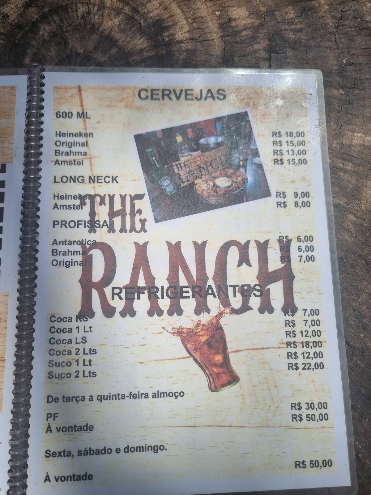The Ranch Bar e Cozinha Caipira cardápio