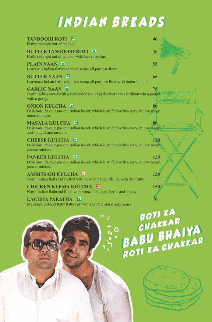 The Spice Affair - Gandhi Maidan menu