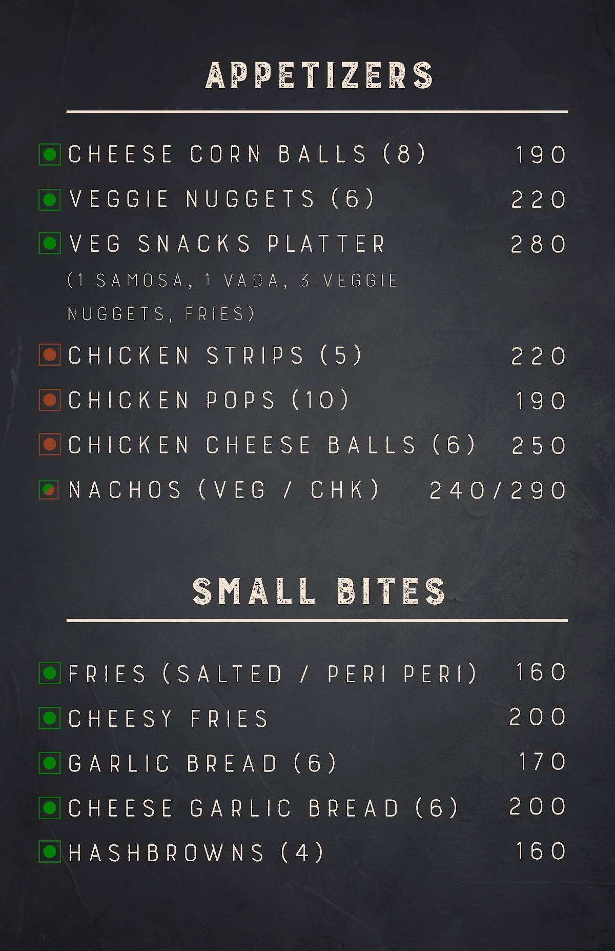 The Windmill Coffee House & Bistro menu