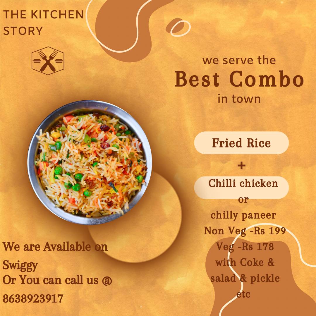 The kitchen Story menu