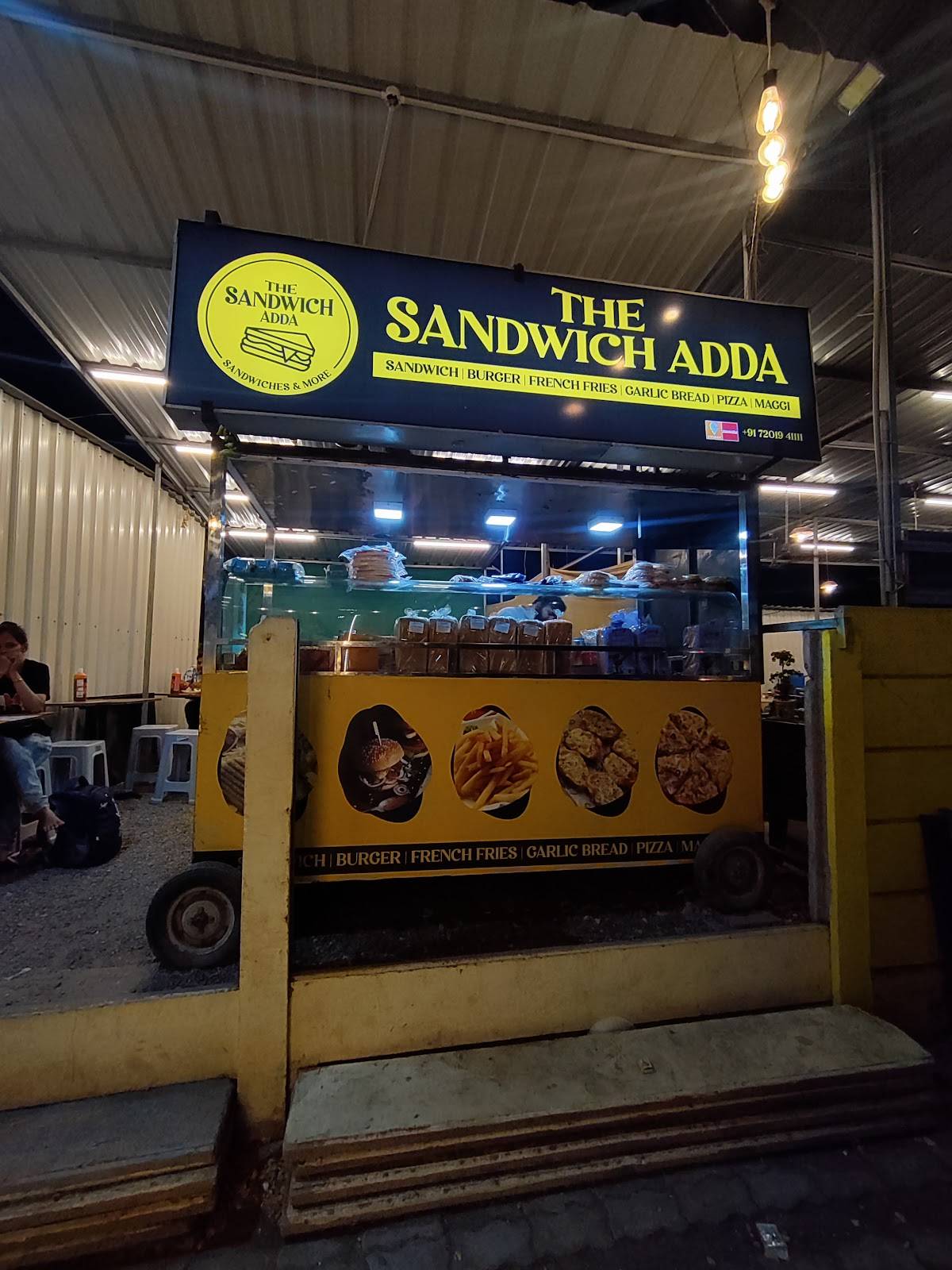 The sandwich adda menu