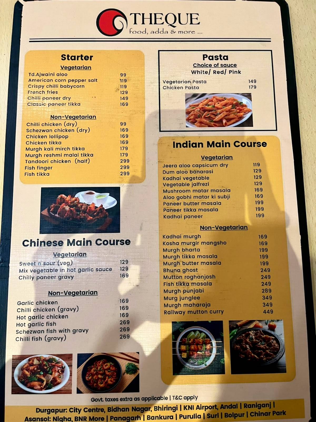 Theque menu
