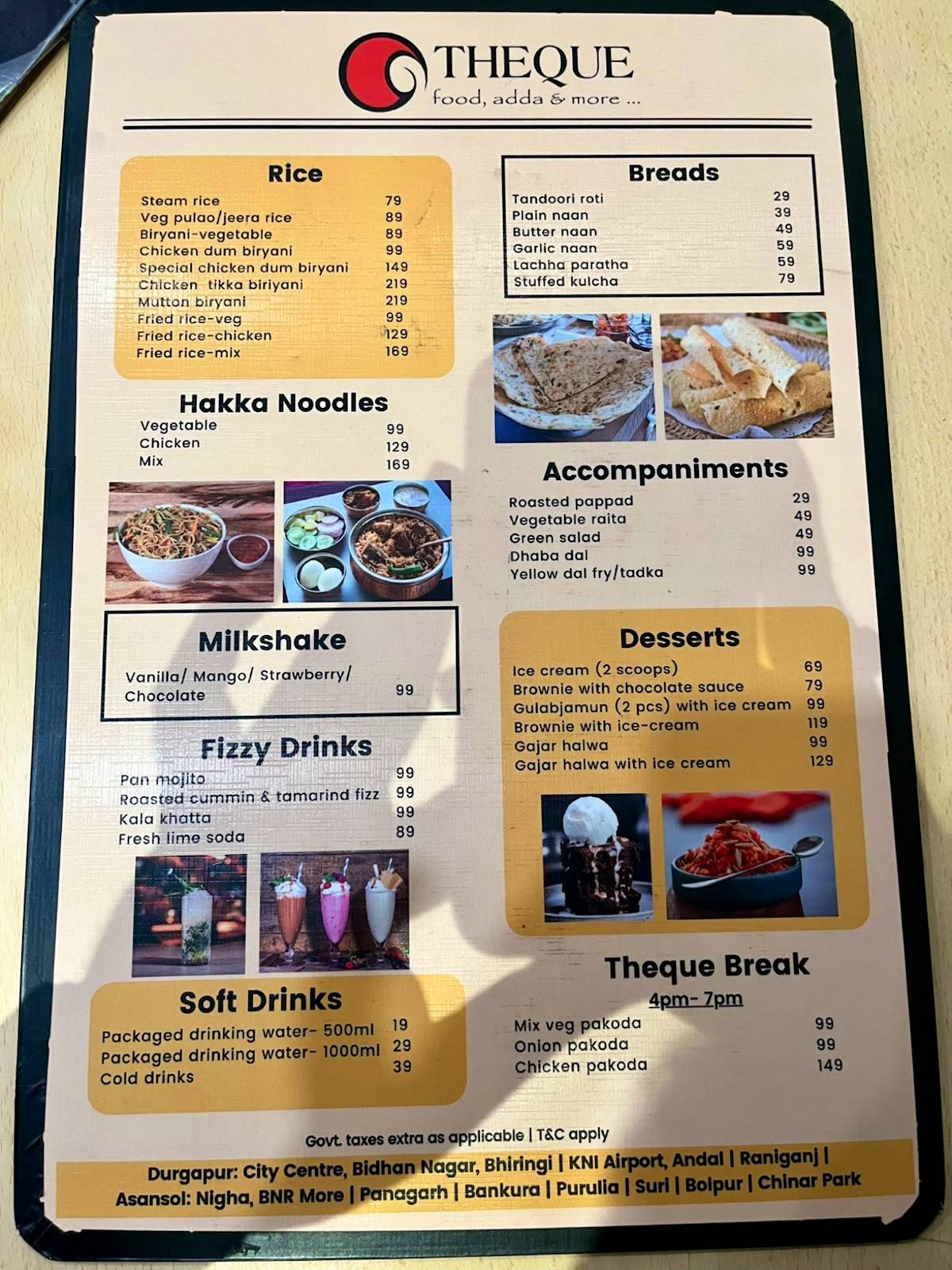 Theque menu