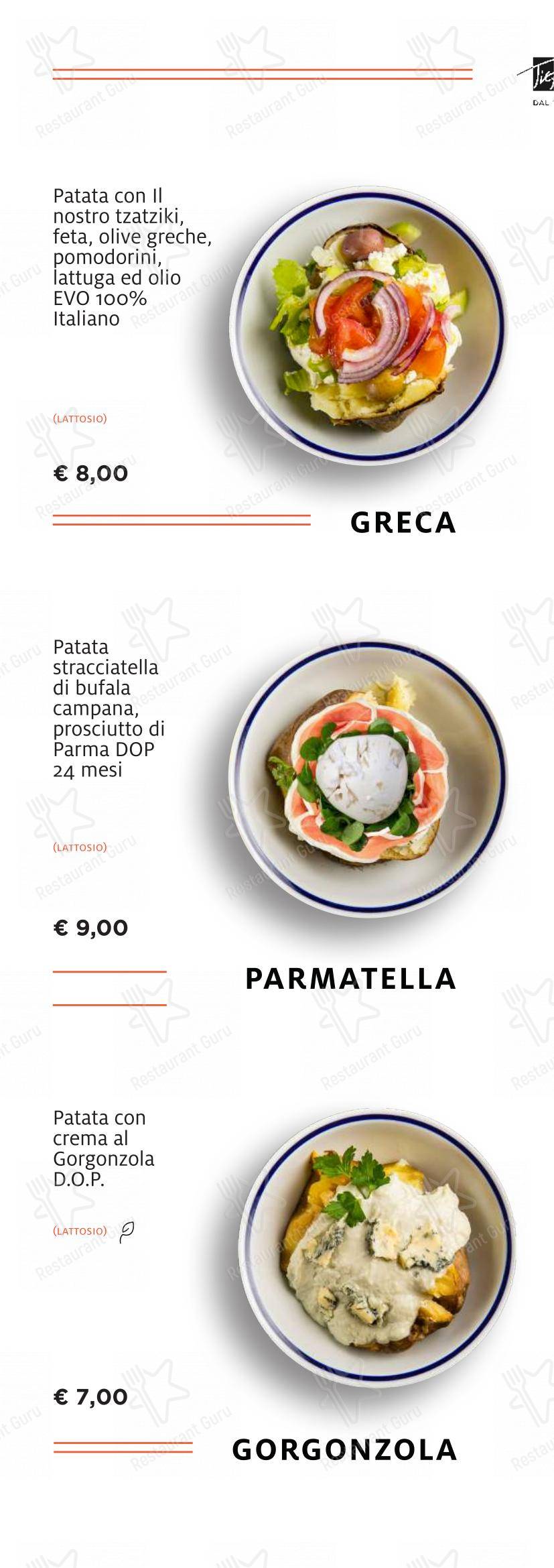 菜单 per Tiepolo - Bistrot Bottiglieria (Via G Battista Tiepolo) pub & bar