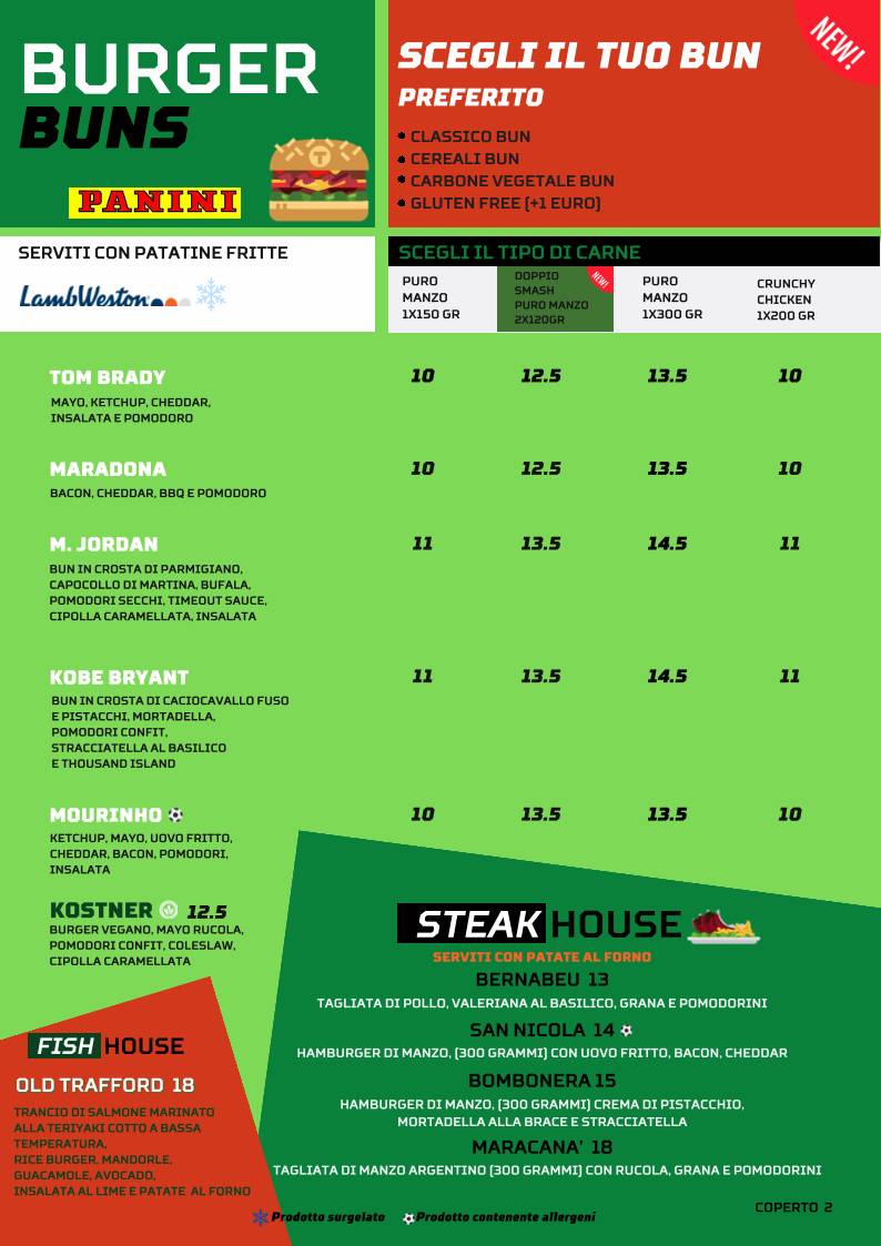 Menu di Timeout - Play Around Food 