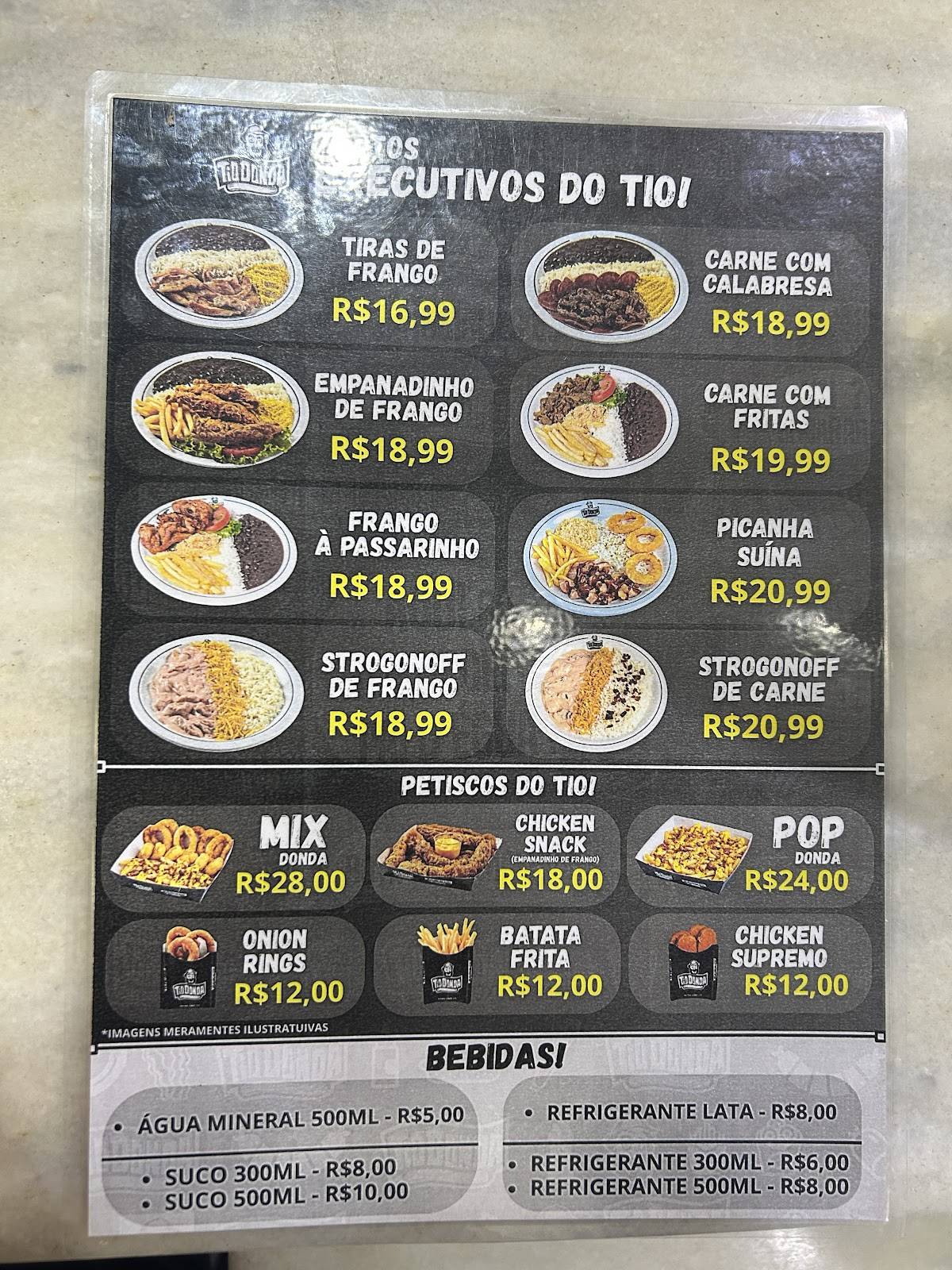 Tio Donda (Pátio Belém) cardápio