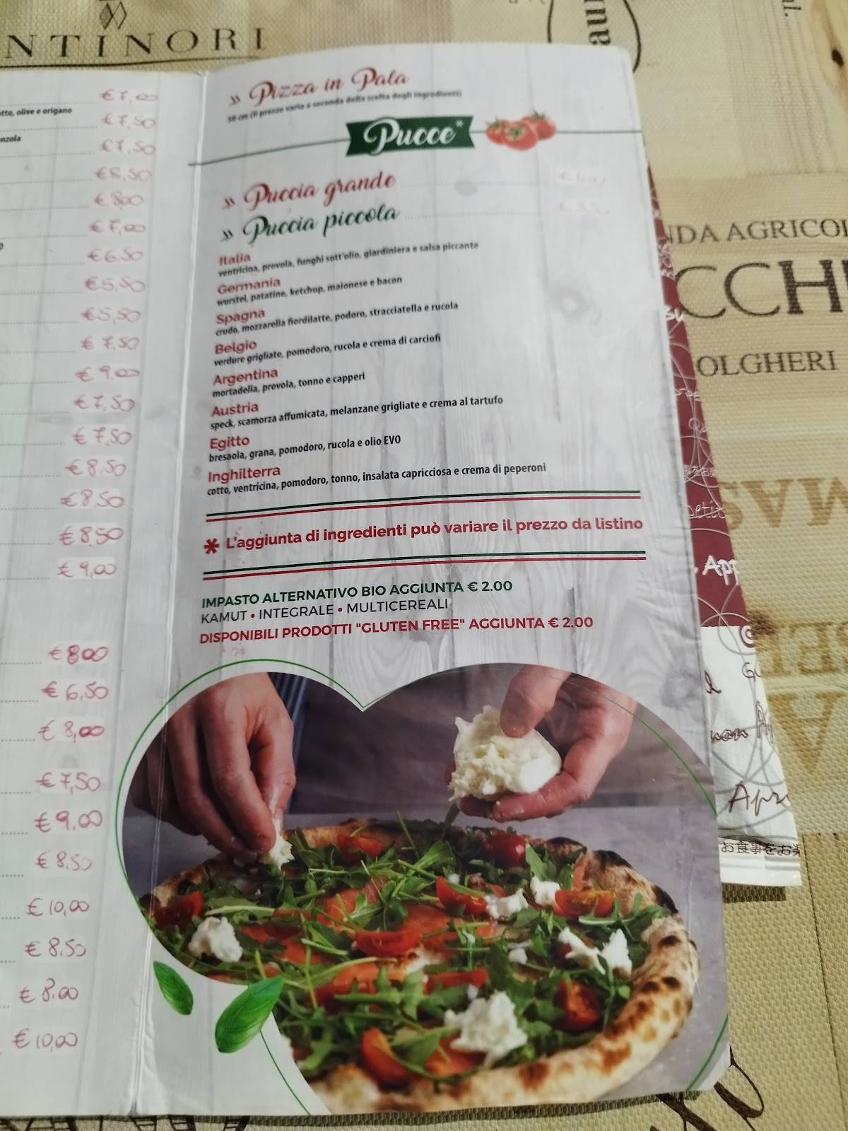 Menu di Pizzeria Rosticceria Italia 90 