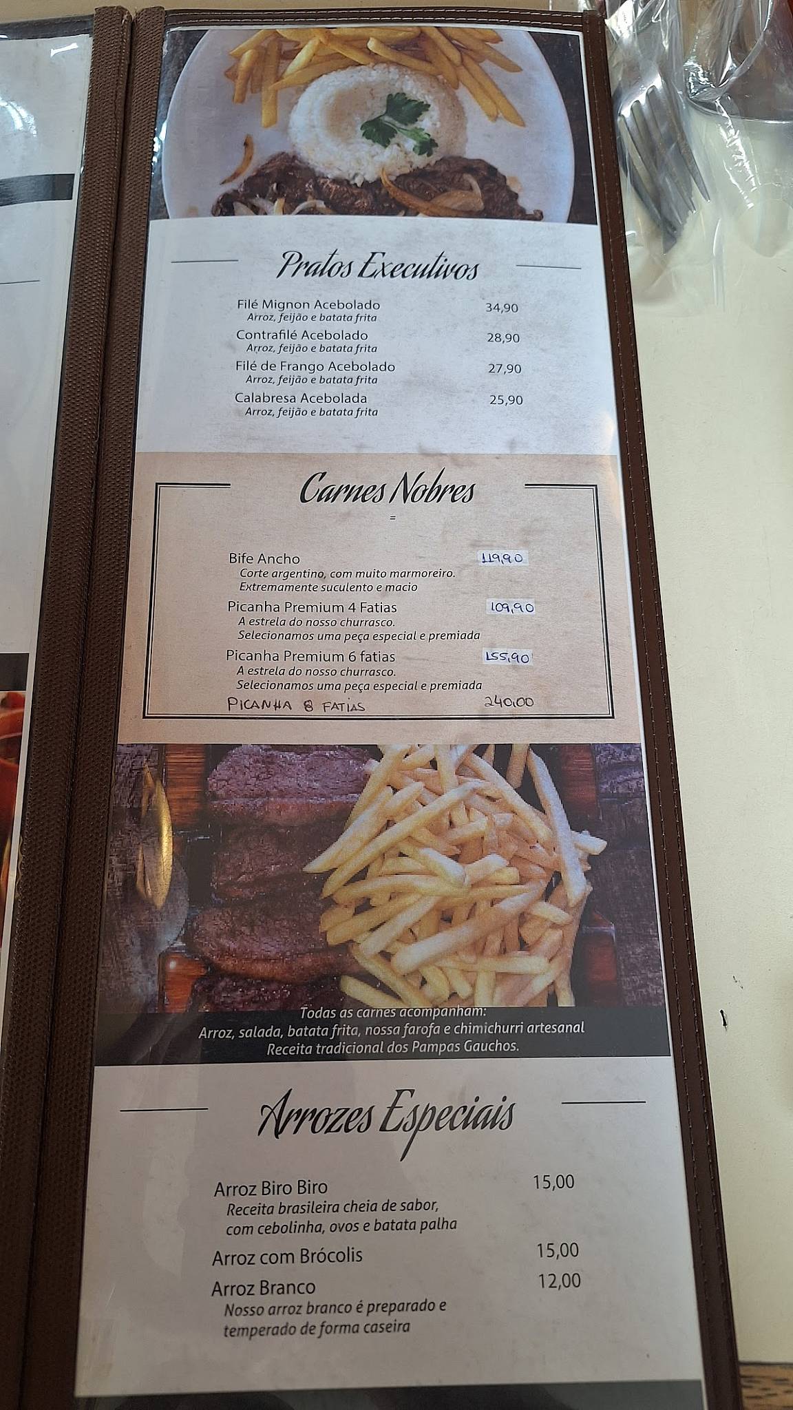 Triângulo do Chopp cardápio