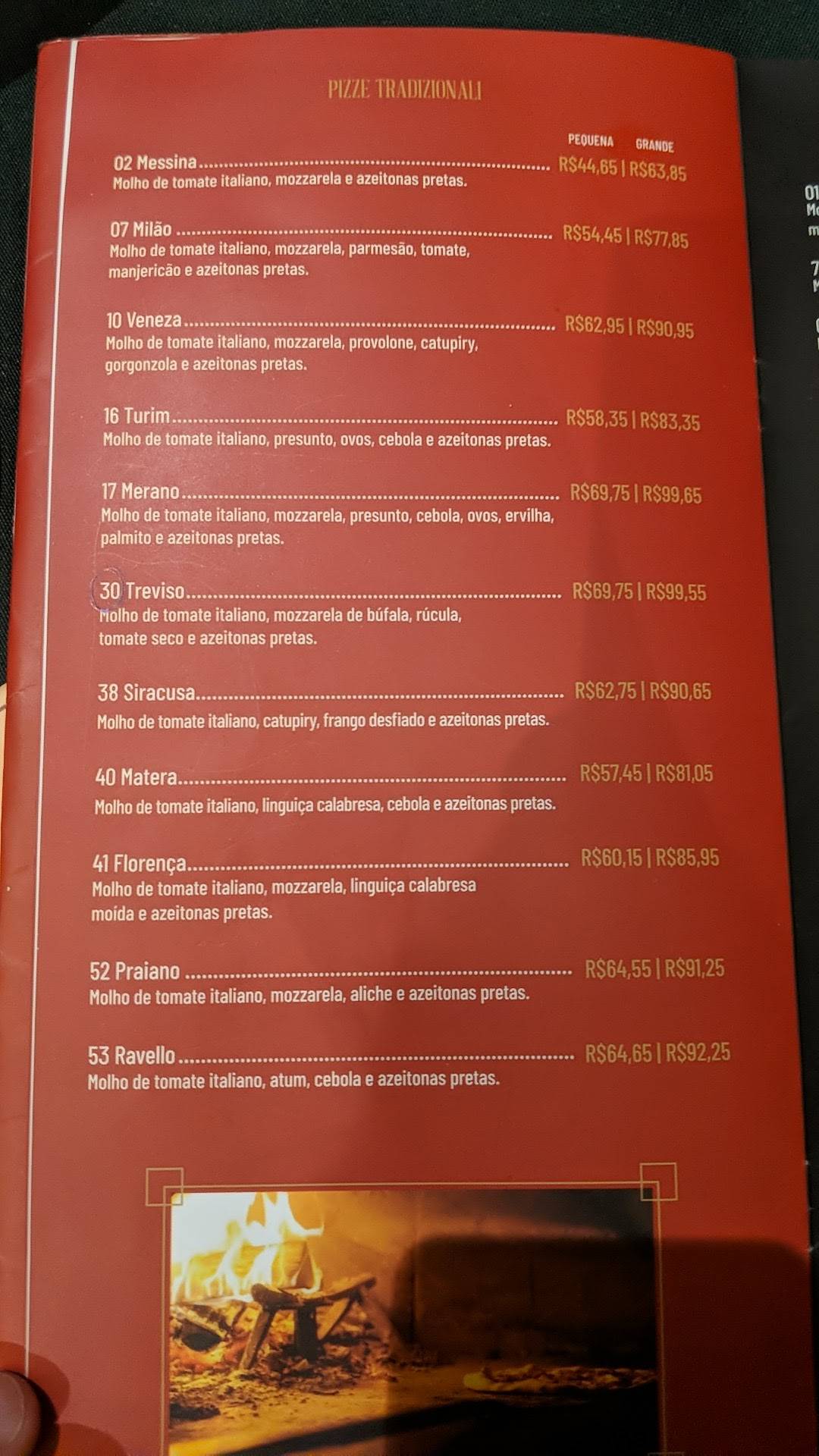 Troina Pizza Gourmet cardápio