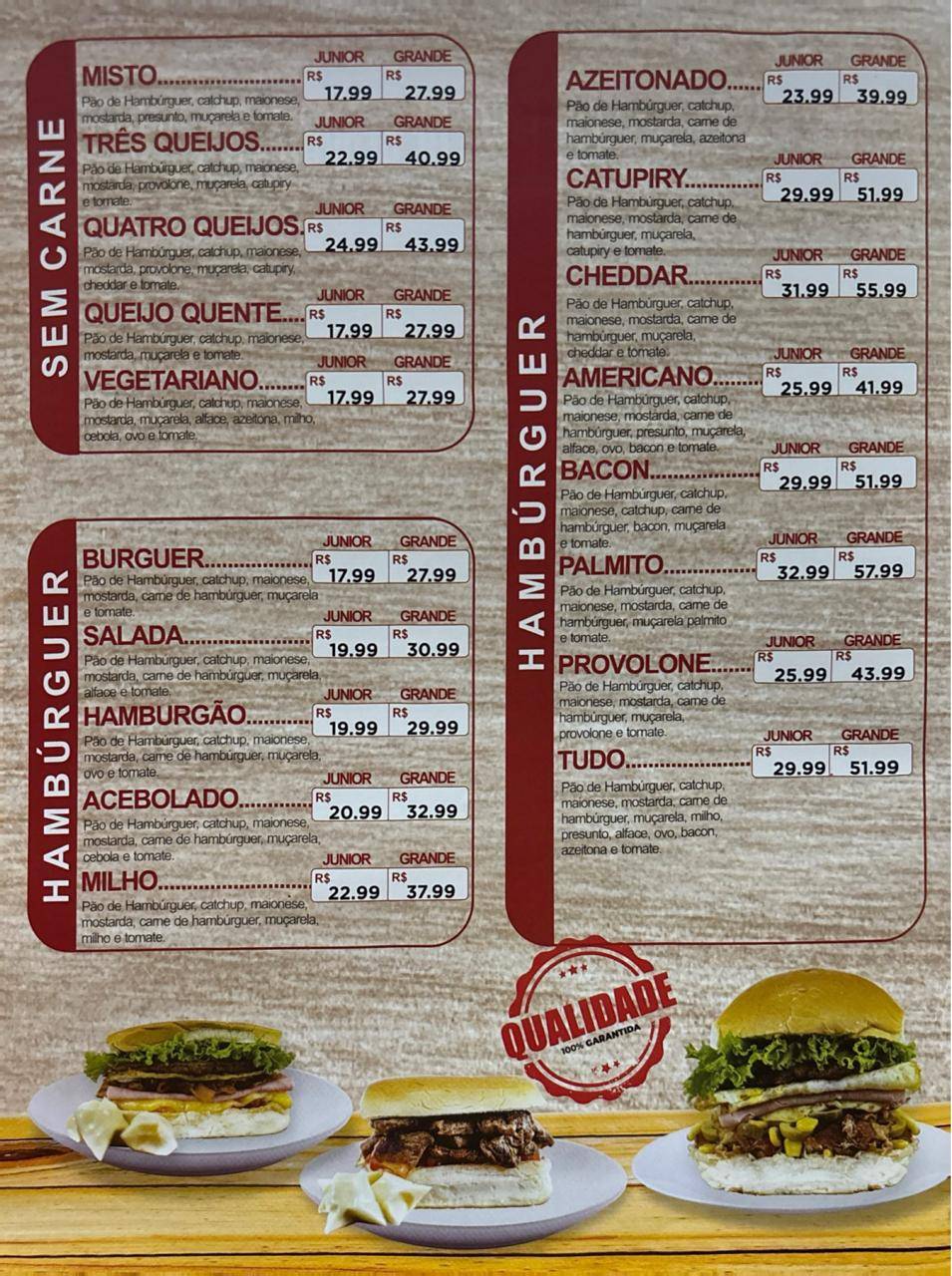 Turbo Lanches cardápio