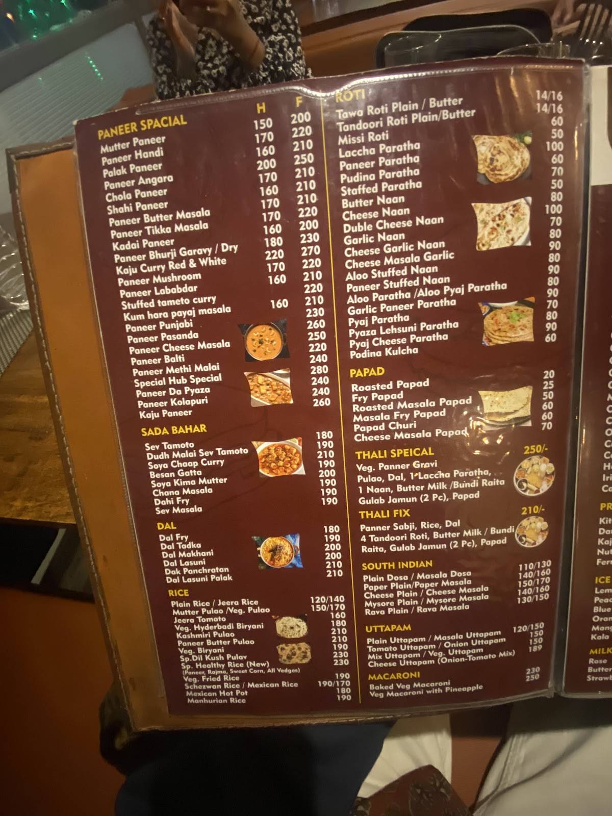Spice Hub Restro Cafe menu