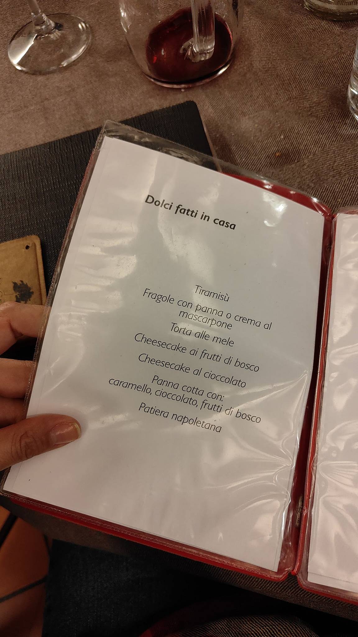 Menu di Ristorante Pizzeria Al Gelso Udine 