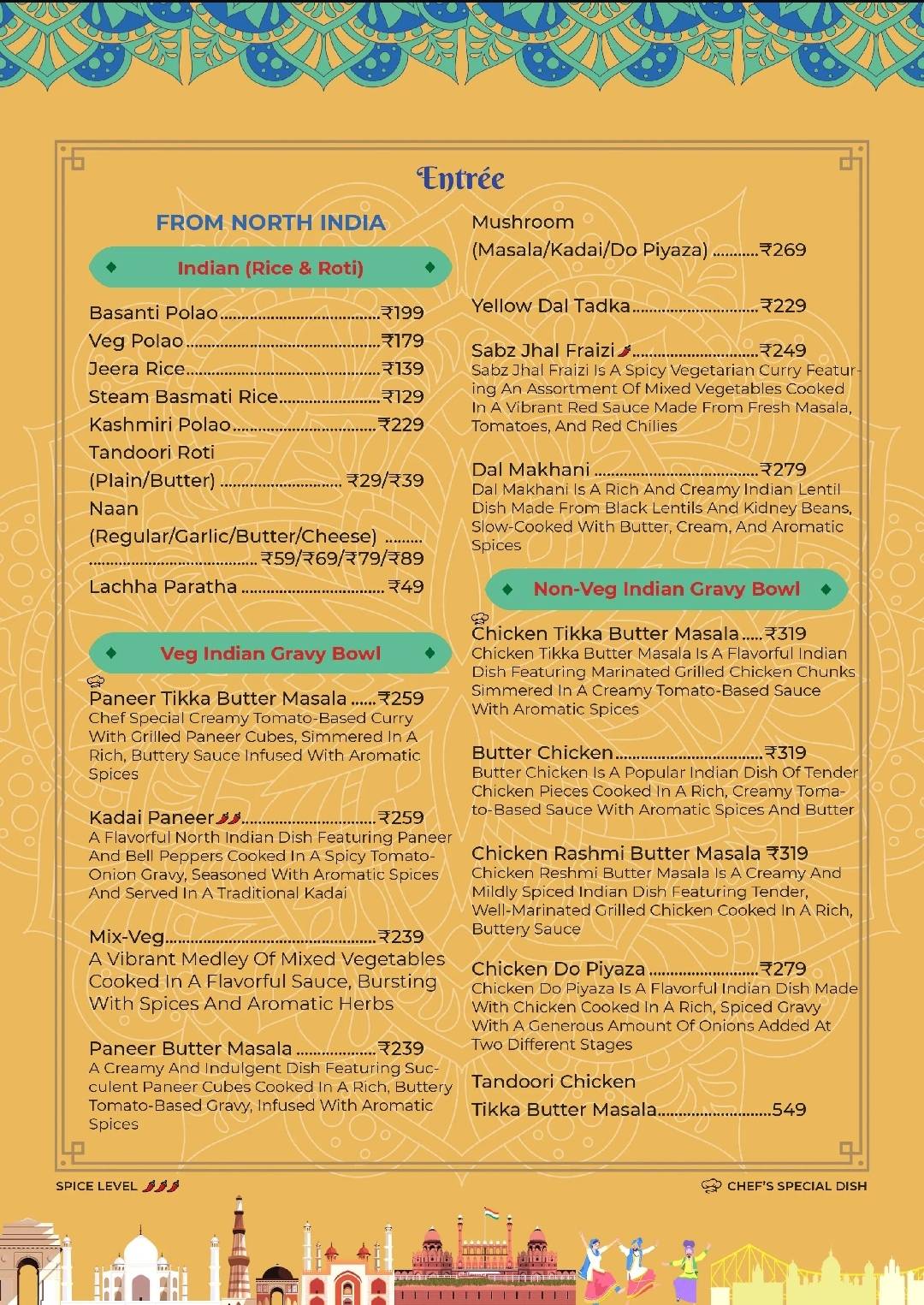 Uttarpara Coffee House menu