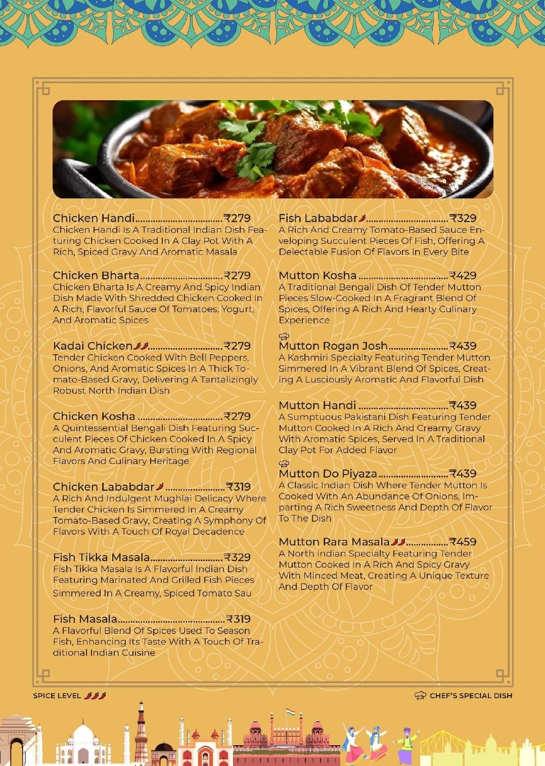 Uttarpara Coffee House menu